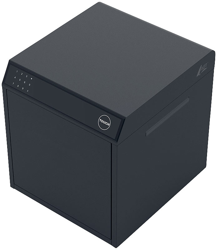 Smarter Paketbriefkasten aus Stahl, 46 x 50 x 50 cm, PIN, App, IP55 Smarter Paketbriefkasten aus Stahl, 46 x 50 x 50 cm, PIN, App, IP55