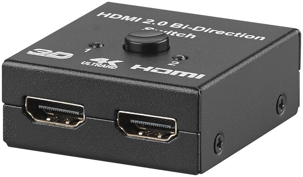 2-Port-HDMI-2.0-Splitter & -Switch, bis 4K UHD, 60 B./Sek.,HDCP 2-Port-HDMI-2.0-Splitter & -Switch, bis 4K UHD, 60 B./Sek.,HDCP