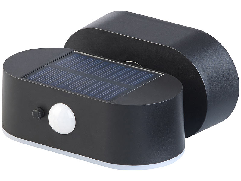 2er-Set Kabelloser Solar-LED-Aussenstrahler, PIR-Bewegungsmelder, 200 lm, IP44 2er-Set Kabelloser Solar-LED-Aussenstrahler, PIR-Bewegungsmelder, 200 lm, IP44