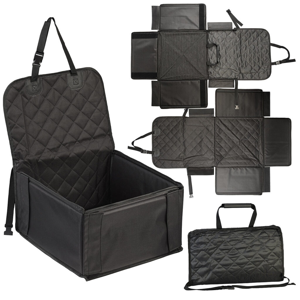 Wasserdichter Hunde-Sitzkorb für Pkw-Sitz, 45 x 25 x 45 cm