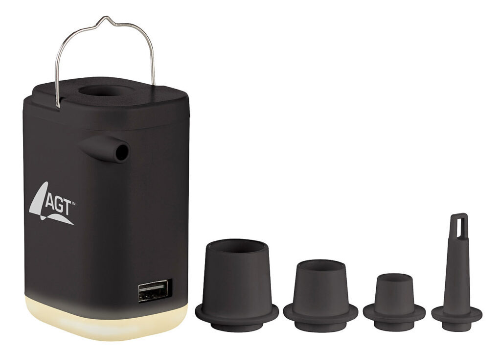 Mini-4in1-Akku-Luftpumpe, 4 Aufsätze, Powerbank-Funktion, 180l/Min Mini-4in1-Akku-Luftpumpe, 4 Aufsätze, Powerbank-Funktion, 180l/Min