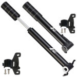 2er-Set Ultrakompakte Aluminium Fahrradpumpe, Multiventil