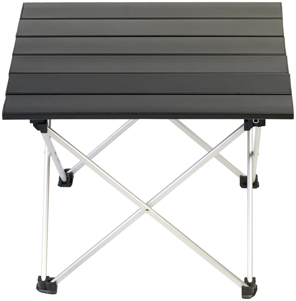 Faltbarer Aluminium-Campingtisch, 910 g Gewicht, belastbar bis 25 kg Faltbarer Aluminium-Campingtisch, 910 g Gewicht, belastbar bis 25 kg