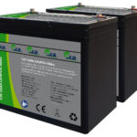 2er-Set LiFePO4-Akkus, 12 V, 50 Ah / 640 Wh, BMS, für Solaranlagen