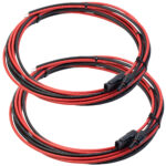 2er-Set Solarmodul-Verbindungskabel, 4 mm² Leitungsquerschnitt, 5m