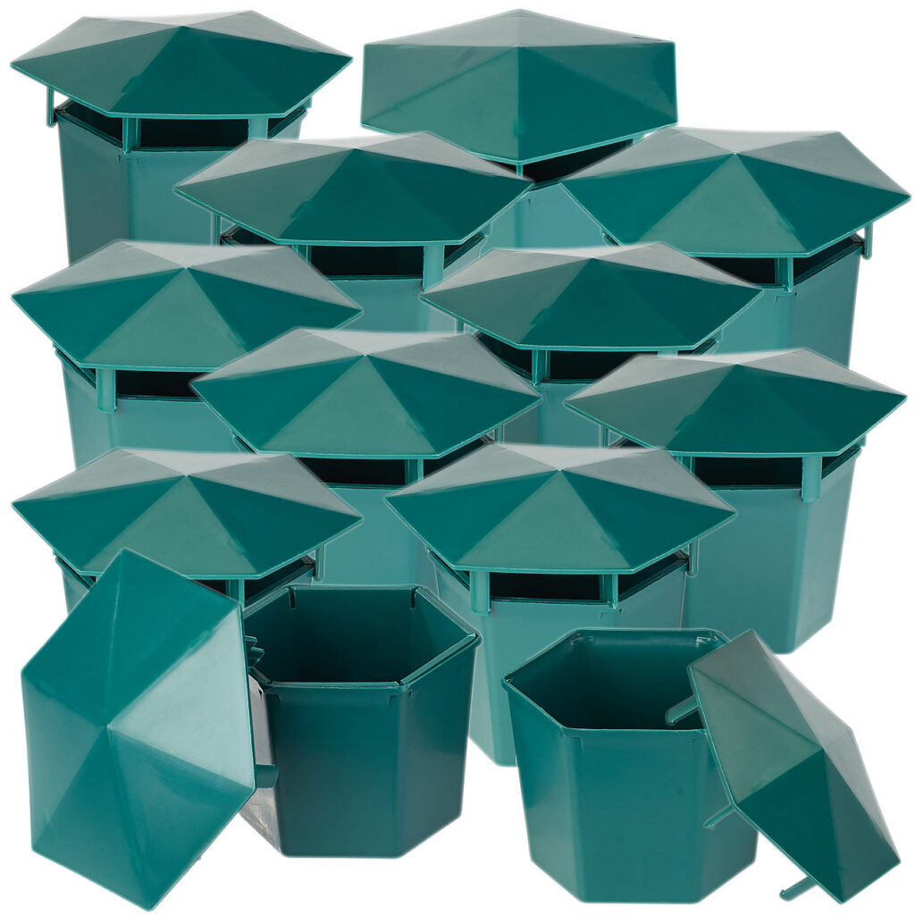 12er-Set Premium Bio-Schneckenfallen ohne Chemie und Gift 12er-Set Premium Bio-Schneckenfallen ohne Chemie und Gift