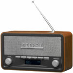 Vintage DAB+ & UKW Radio mit Echtholz-Gehäuse