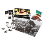 Adventskalender – Elvis Presley mit  Modellfahrzeug Cadillac, Mit Soundmodul, Fotopuzzle