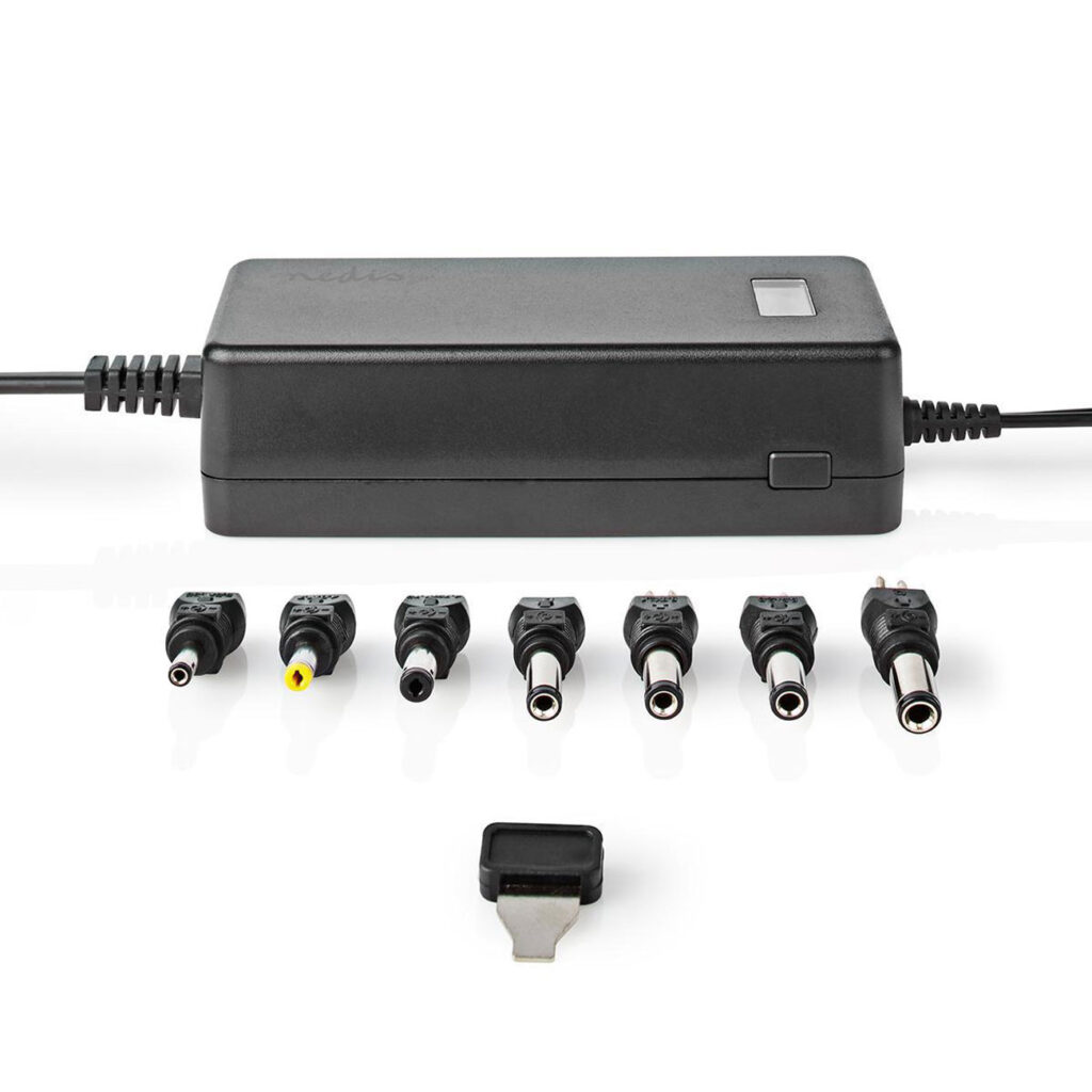 Universal-Netzteil mit 7 Wechselsteckern, 5 – 24 V, 100 – 24 V, 100 – 240 V AC, 36 W