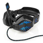 Gaming Headset mit LED-Lichteffekt und Mikrofon, USB Type-A und 2x 3.5 mm