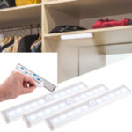 3er-Set LED Lichtleiste mit Bewegungssensor, batteriebetrieben