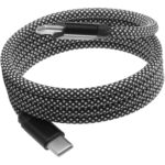 Daten- & Ladekabel, Magnetische Aufrollfunktion, USB-C-auf-USB-C, 100 W, 1m
