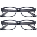 2er-Set Bildschirm-Brille mit Blaulicht-Filter, +2,5 Dioptrien