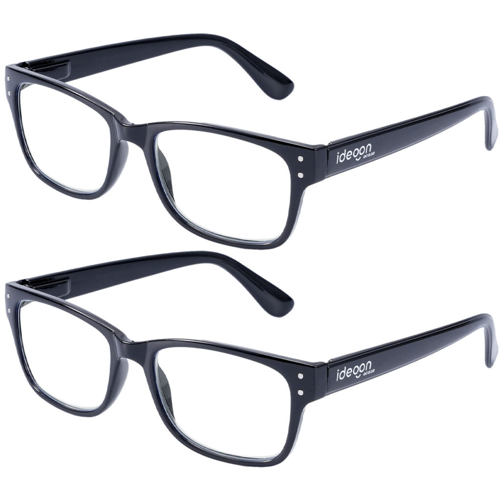 2er-Set Lesebrille mit Brillenetui, +3,0 Dioptrien