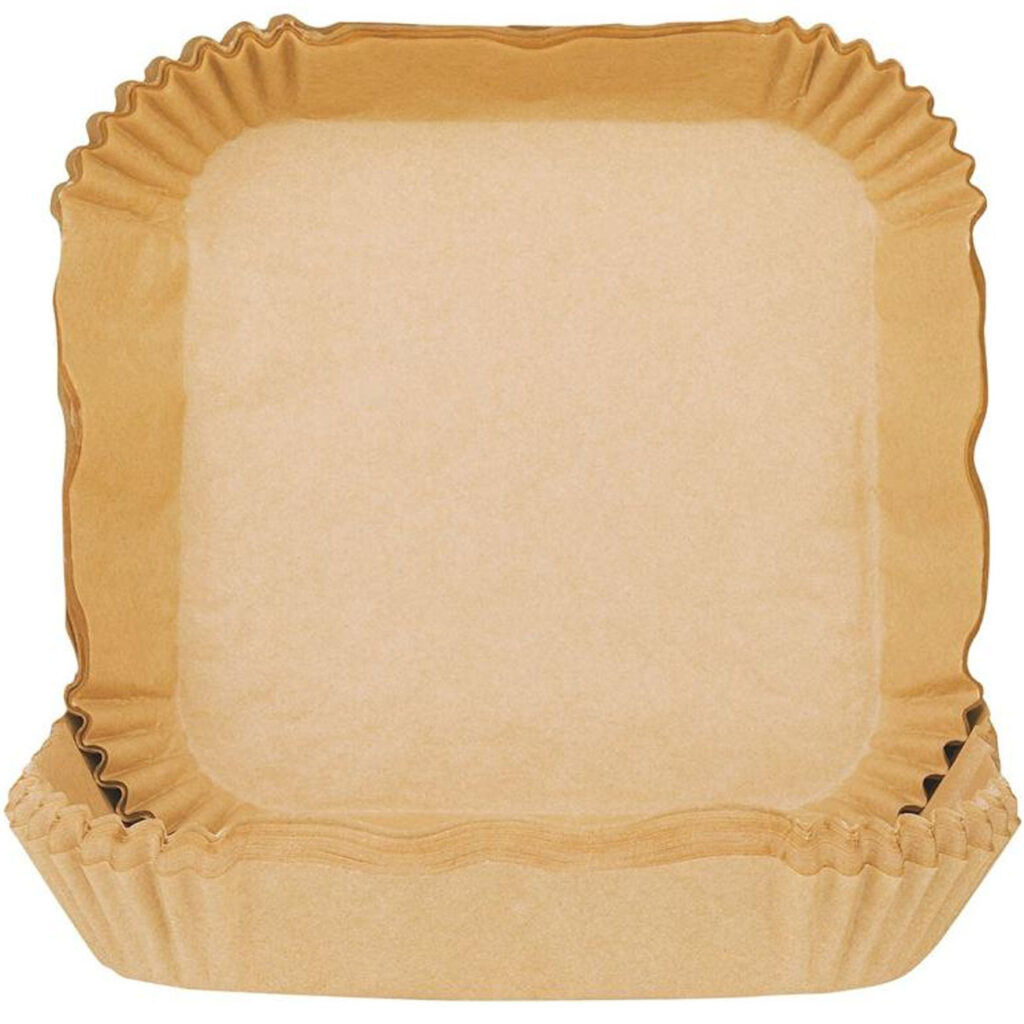 Backpapier-Einlagen für Heissluftfritteusen, 20 x 20 cm
