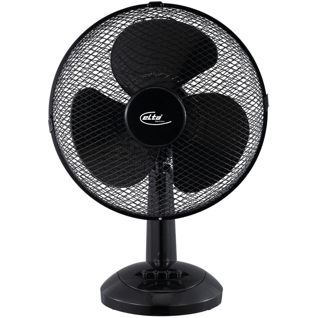 Tischventilator, 30cm, schwarz