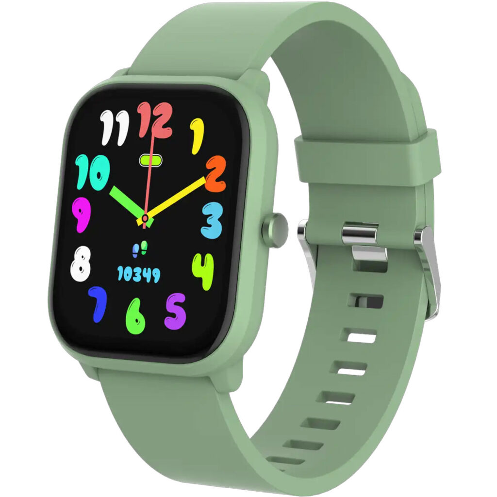 Bluetooth-Smartwatch für Kinder mit Anruffunktion & Herzfrequenzsensor, grün Bluetooth-Smartwatch für Kinder mit Anruffunktion & Herzfrequenzsensor, grün