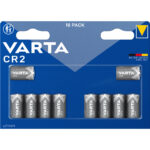 10er-Set Photo Lithium-Batterie, CR2, 880 mAh, 3 Volt