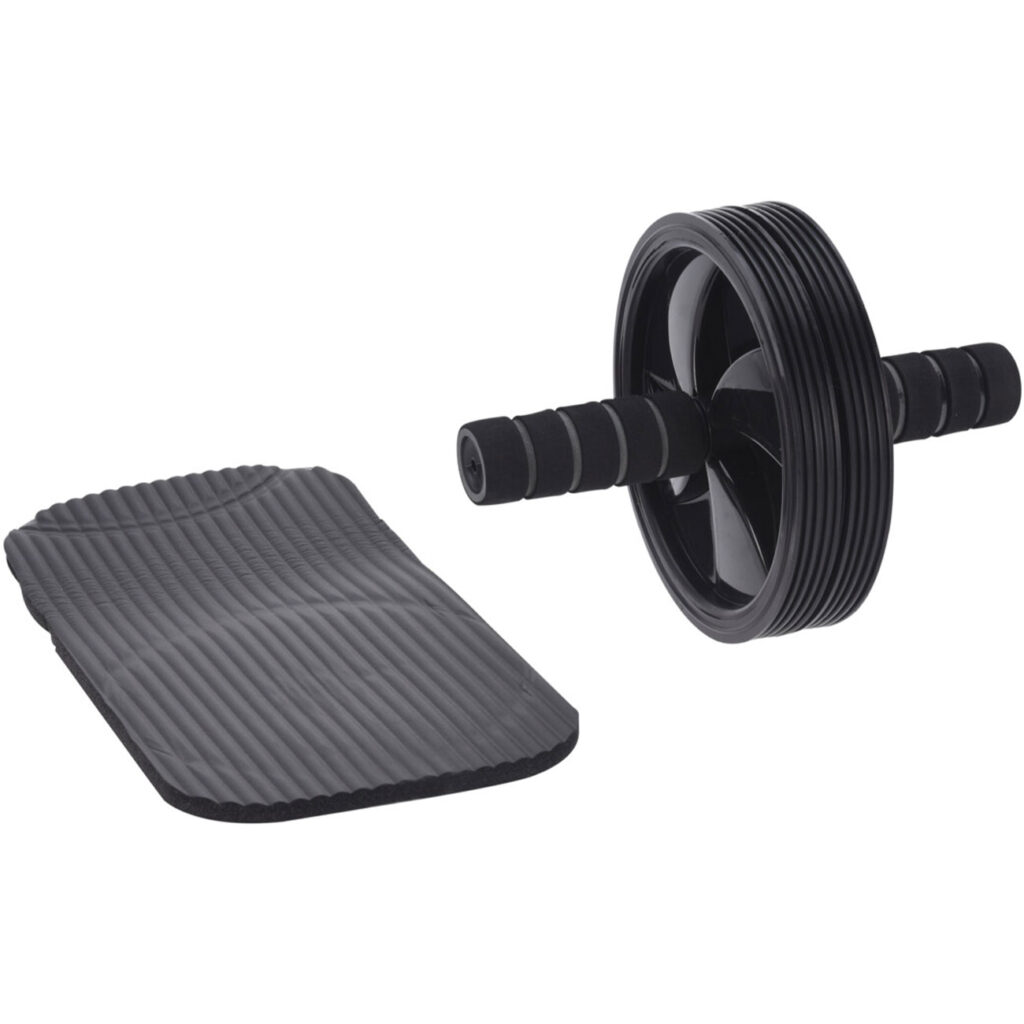 Bauchtrainer inklusive Kniematte, Ø 18 x 2,2 cm