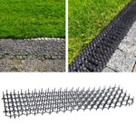 12er-Set Barriere-Gitter mit Spikes zur Tierabwehr