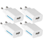 4er-Set USB-A Ladegerät, 1,8 A / 9 Watt