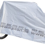 Zweiradgarage für Fahrräder/E-Bikes/Motorroller, silber