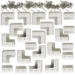 Vier bohrfreie Montage-Sets für Solarpanels mit 18-40 mm Rahmenstärke