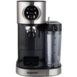 Espressomaschine mit Milchaufschäumer & Farbdisplay, 15 bar, 1470 W, schwarzz