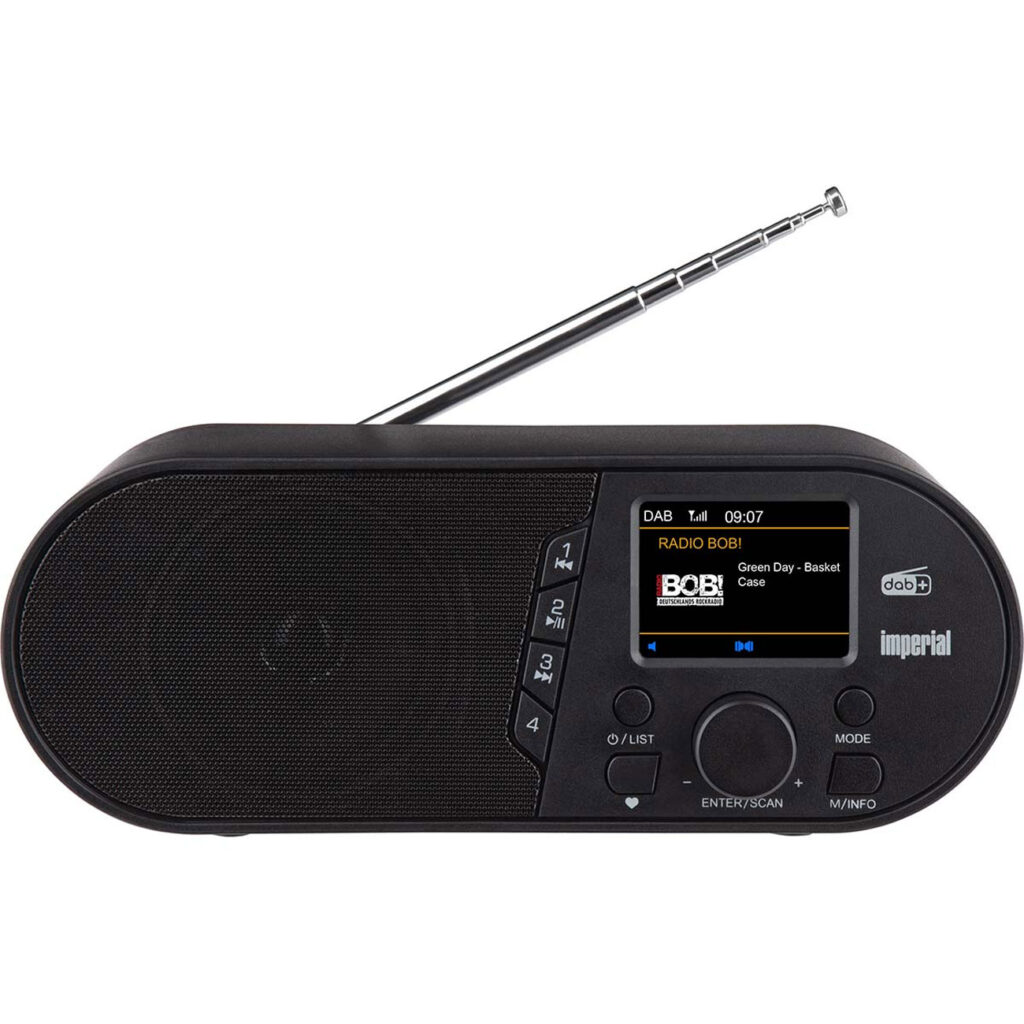 Digitalradio mit DAB+und UKWay, Bluetooth 5.1, LCD-Farbdisplay, Wecker
