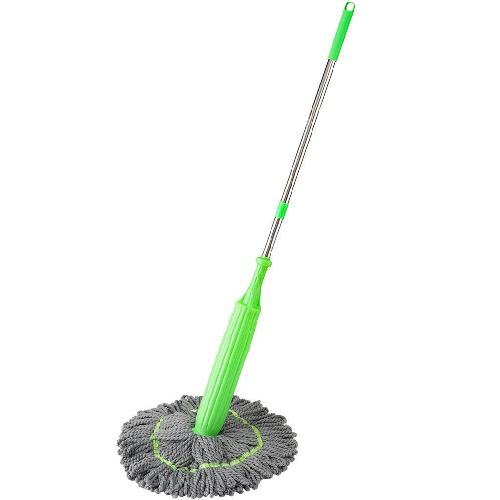 Wischmopp mit Auswringfunktion und Ersatzwischkopf