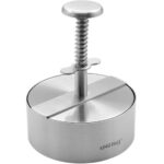 Hamburgerpresse aus Edelstahl, Ø 11,4 cm