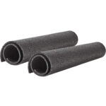 2er-Set Anti-Vibrations-Matte aus Gummi, 60 x 0,6 x 60 cm