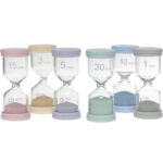 Buntes Sanduhren-Set: 6 Laufzeiten