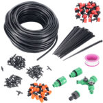 136-tlg Sprinkler Pflanzen Bewässerungs-Set, zuschneidbar, 40m