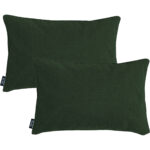 2er-Set Deko-Kissen wasserabwesend, bequemes Outdoorkissen,  grün, 50 x 30 x 10 cm 2er-Set Deko-Kissen wasserabwesend, bequemes Outdoorkissen,  grün, 50 x 30 x 10 cm