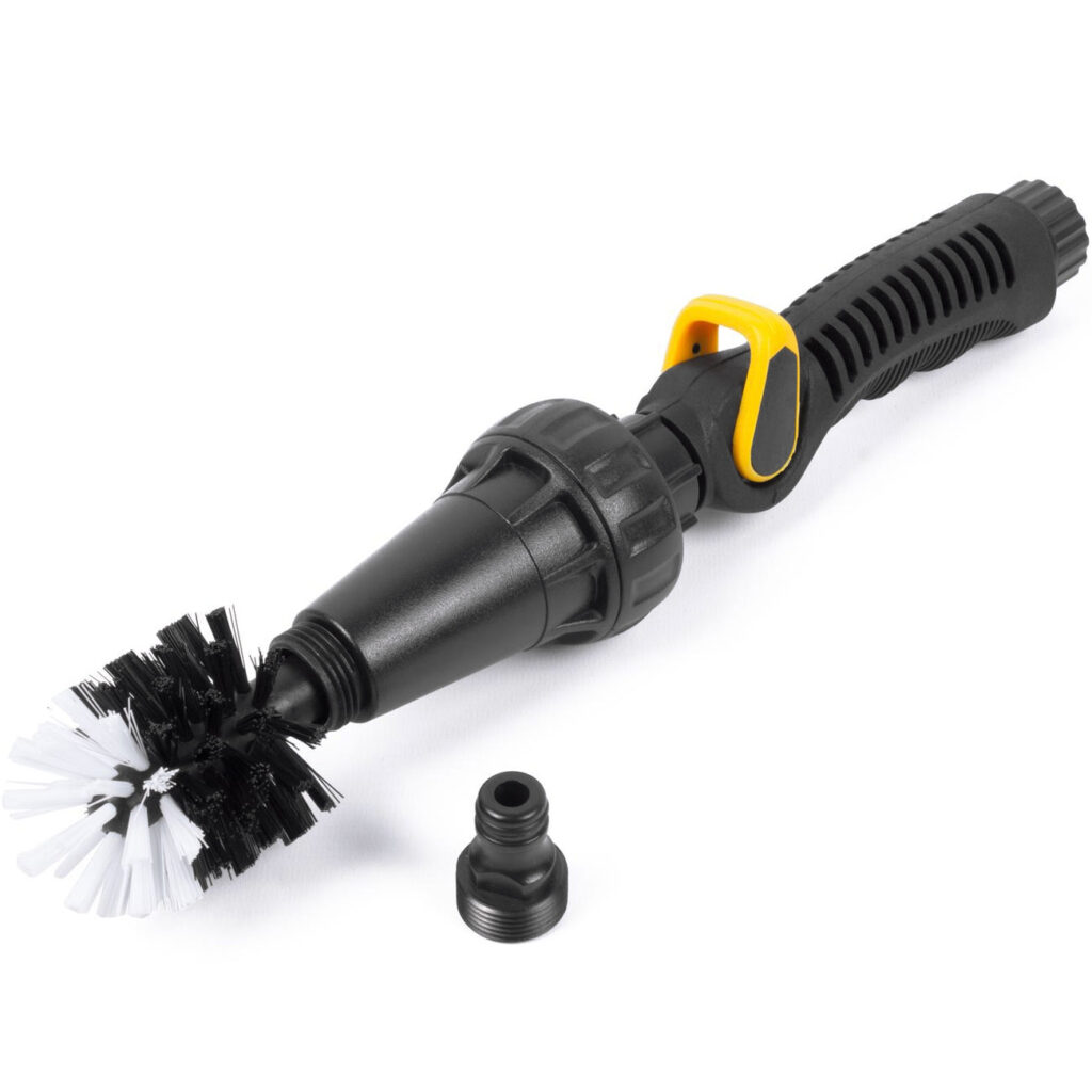 Rotierende Waschbürste für Gartenschlauch Rotierende Waschbürste für Gartenschlauch