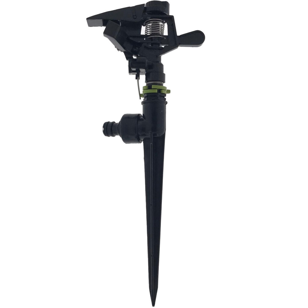 Kreisregner mit Erdspiess, 30°-360°