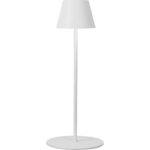Höhenverstellbare LED-Stehlampe, dimmbar, weiss, 50 /90/130 cm
