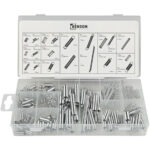 Zug- und Druckfedern Sortiment, 150 tlg.