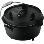 Dutch Oven aus Gusseisen mit Standfüssen, 4 l