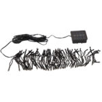 Solar Lichterkette ca.12,5 m,100 warmweisse LEDs mit 8 Modi & Dämmerungssensor
