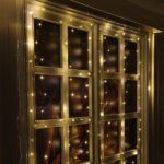 LED-Lichtervorhang mit Fernbedienung, warmweiss, 200 LEDs, USB, 3x3m