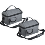 2er-Set Faltbare Mini-Kühltasche wasserdicht und auslaufsicher, 6 l