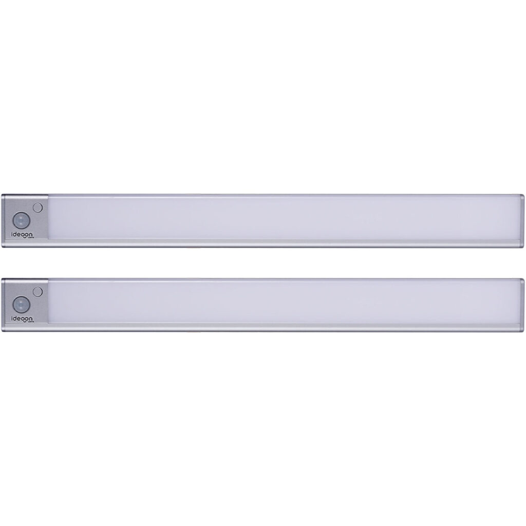2er-Set Akku LED-Lichtleiste mit Bewegungssensor, 40 cm