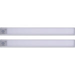 2er-Set Akku LED-Lichtleiste mit Bewegungssensor, 40 cm 2er-Set Akku LED-Lichtleiste mit Bewegungssensor, 40 cm