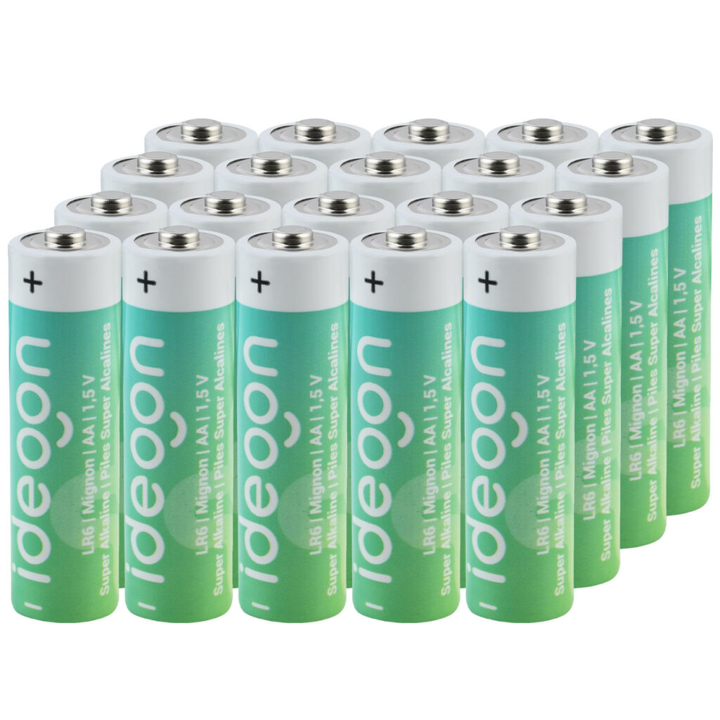 20er-Pack Super Alkaline Batterien AA / LR06 (Mignon), 1,5 Volt 20er-Pack Super Alkaline Batterien AA / LR06 (Mignon), 1,5 Volt
