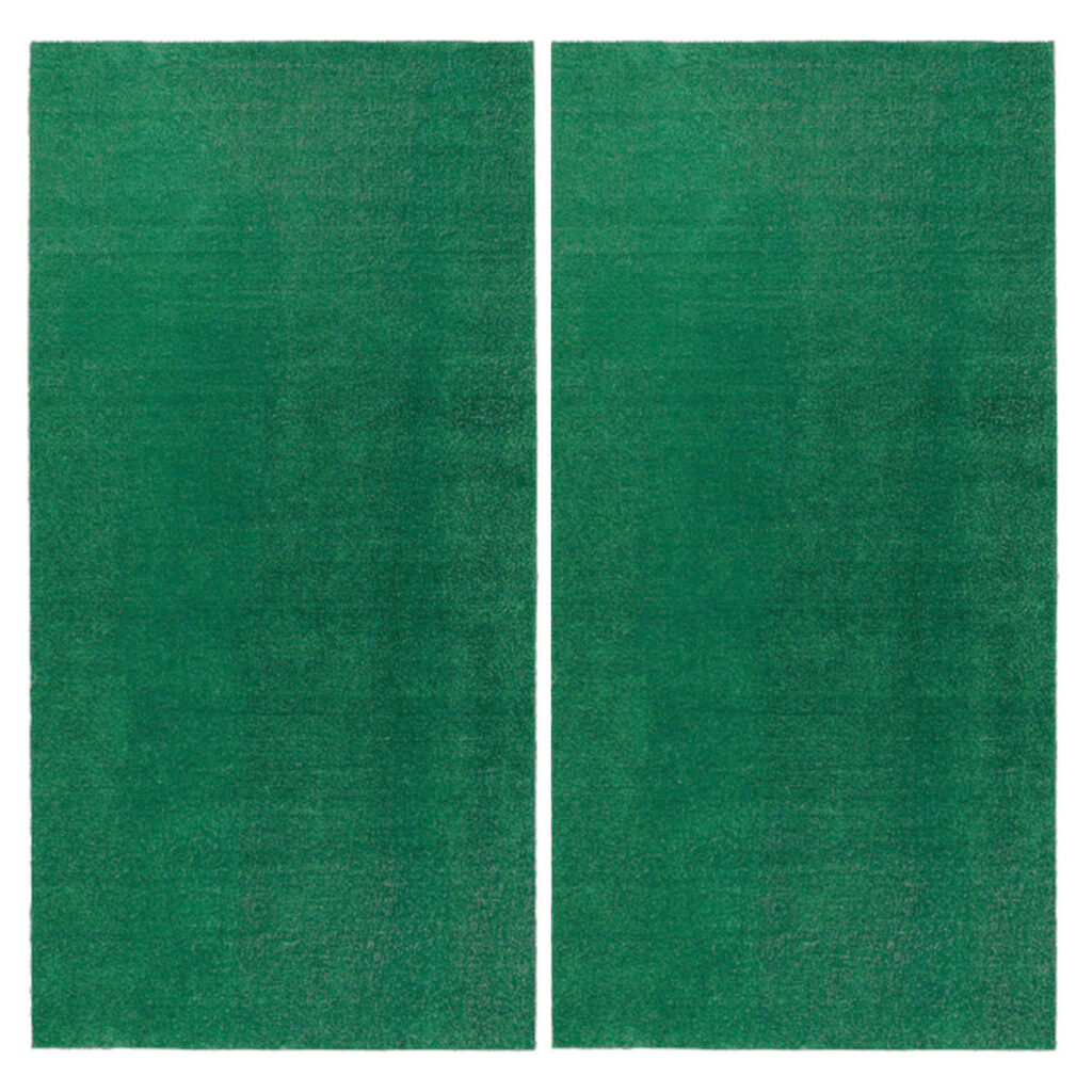 2er-Set Kunstrasenteppich, hellgrün, 100 x 200 cm