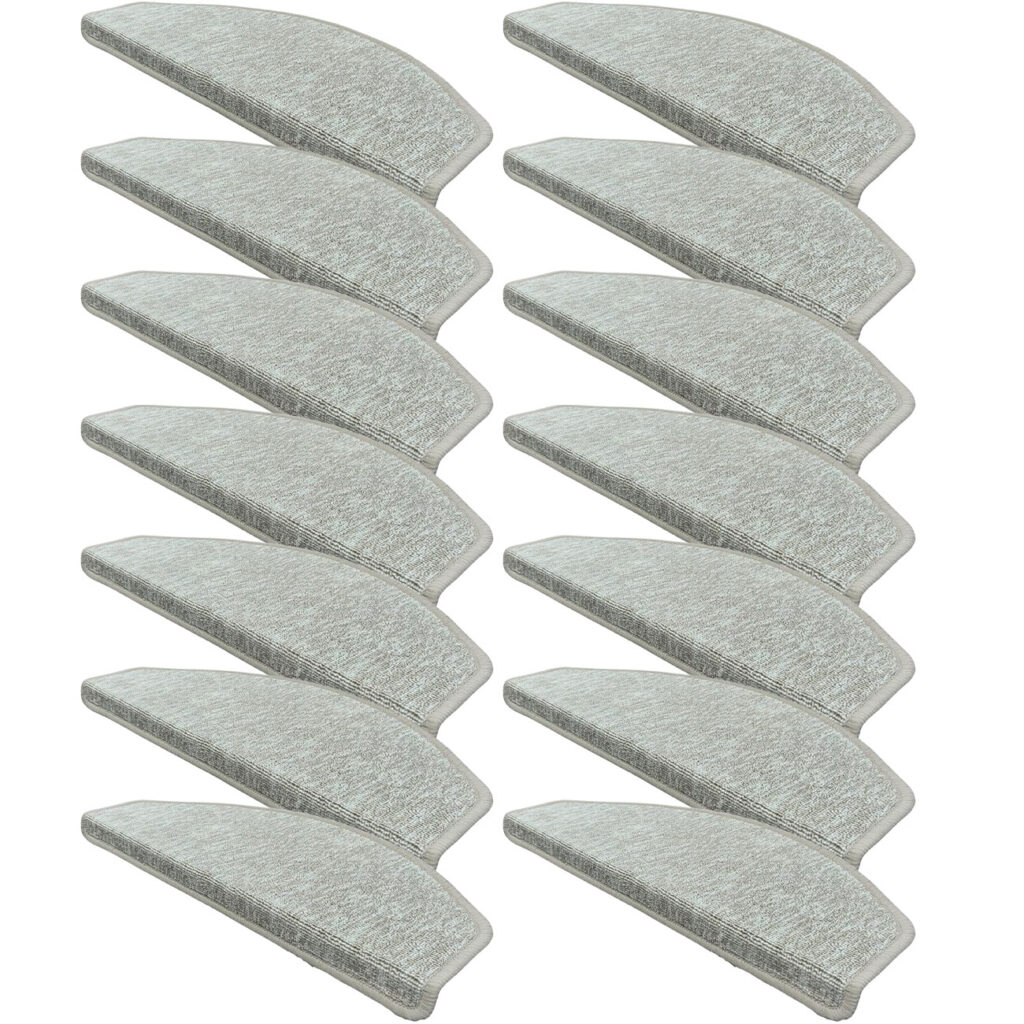 Stufenmatte 14 Stück, halbrund, grau Stufenmatte 14 Stück, halbrund, grau