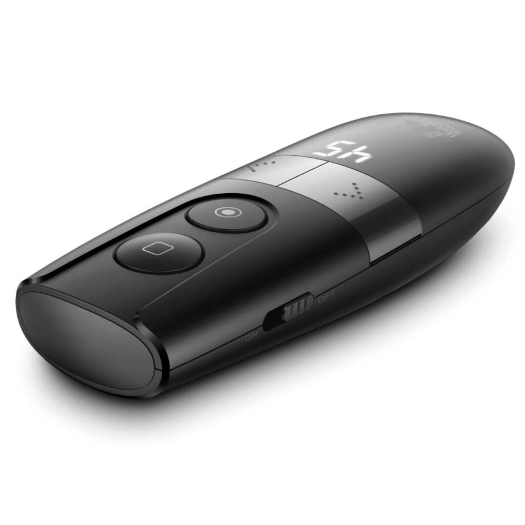 4-Tasten Präsentationsfernbedienung, schwarz, batteriebetrieben