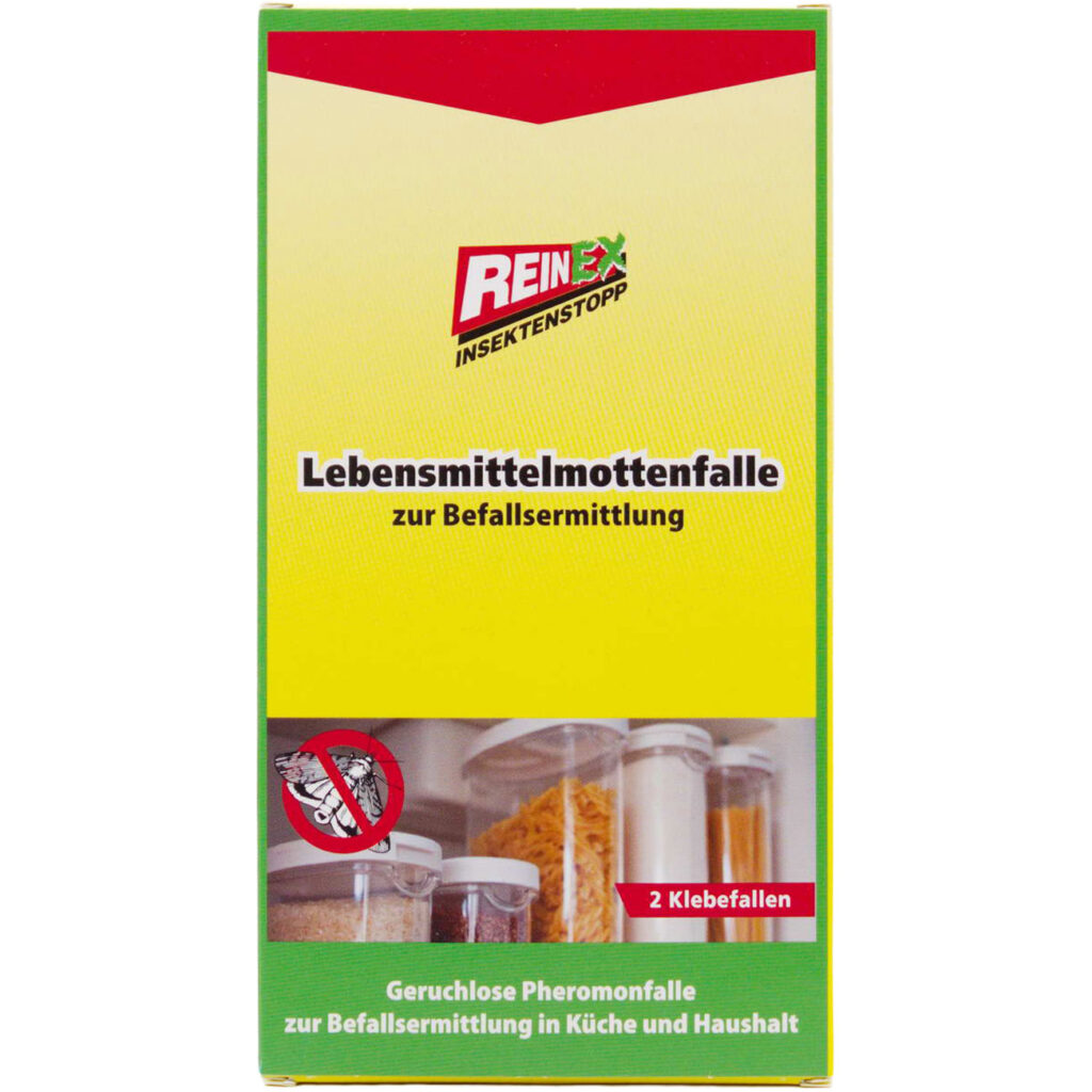 Monitoring Lebensmittelmottenfalle mit 2 Klebefallen